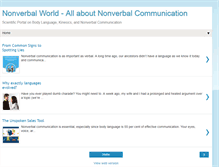 Tablet Screenshot of nonverbal-world.com